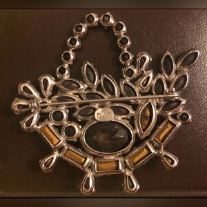 Vintage Gazell Sterling Sliver Brand Brooch